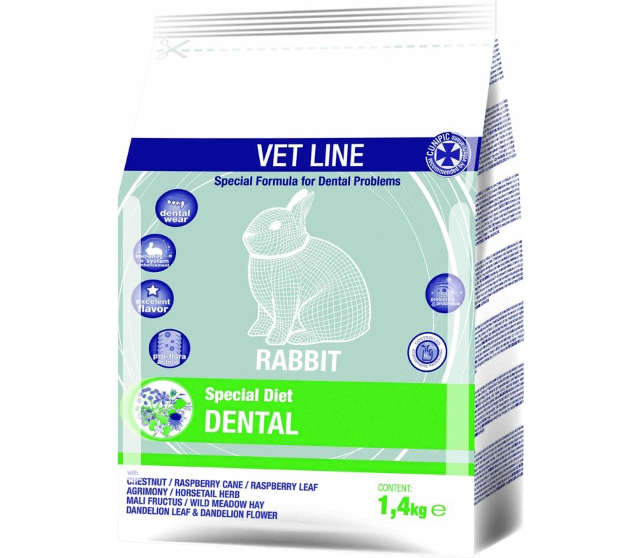 VETLINE LAPIN DENTAIRE        SAC 1,4 KG