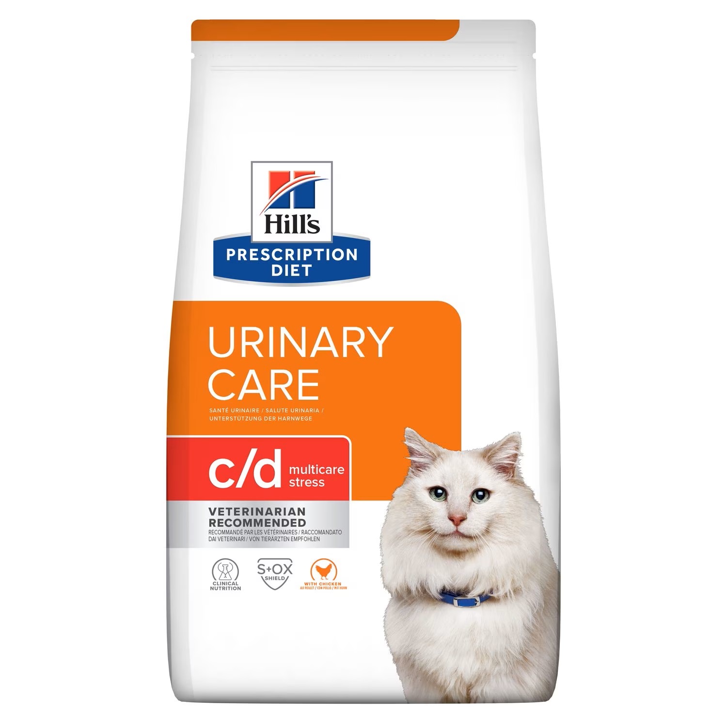 FELINE C/D UR STRESS POULET  12 KG
