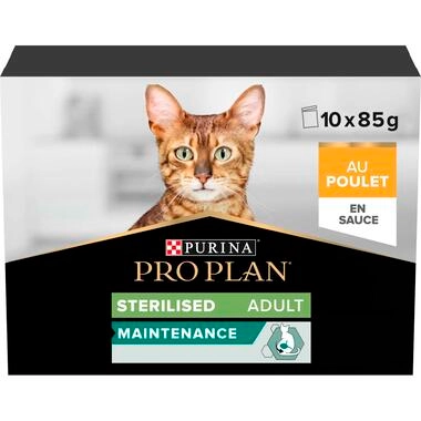 PP CAT STER SAUCE POULET  10 SCHT 85G