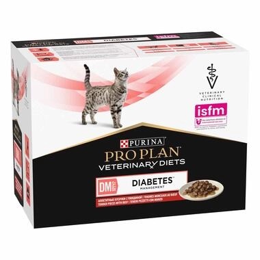 PPVD FELINE DM BOEUF    POCHON 10 X 85 G