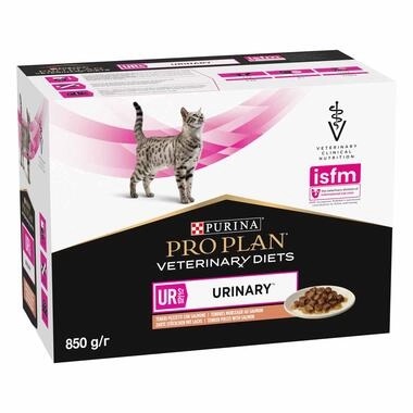 PPVD FELINE UR SAUMON   POCHON 10 X 85 G