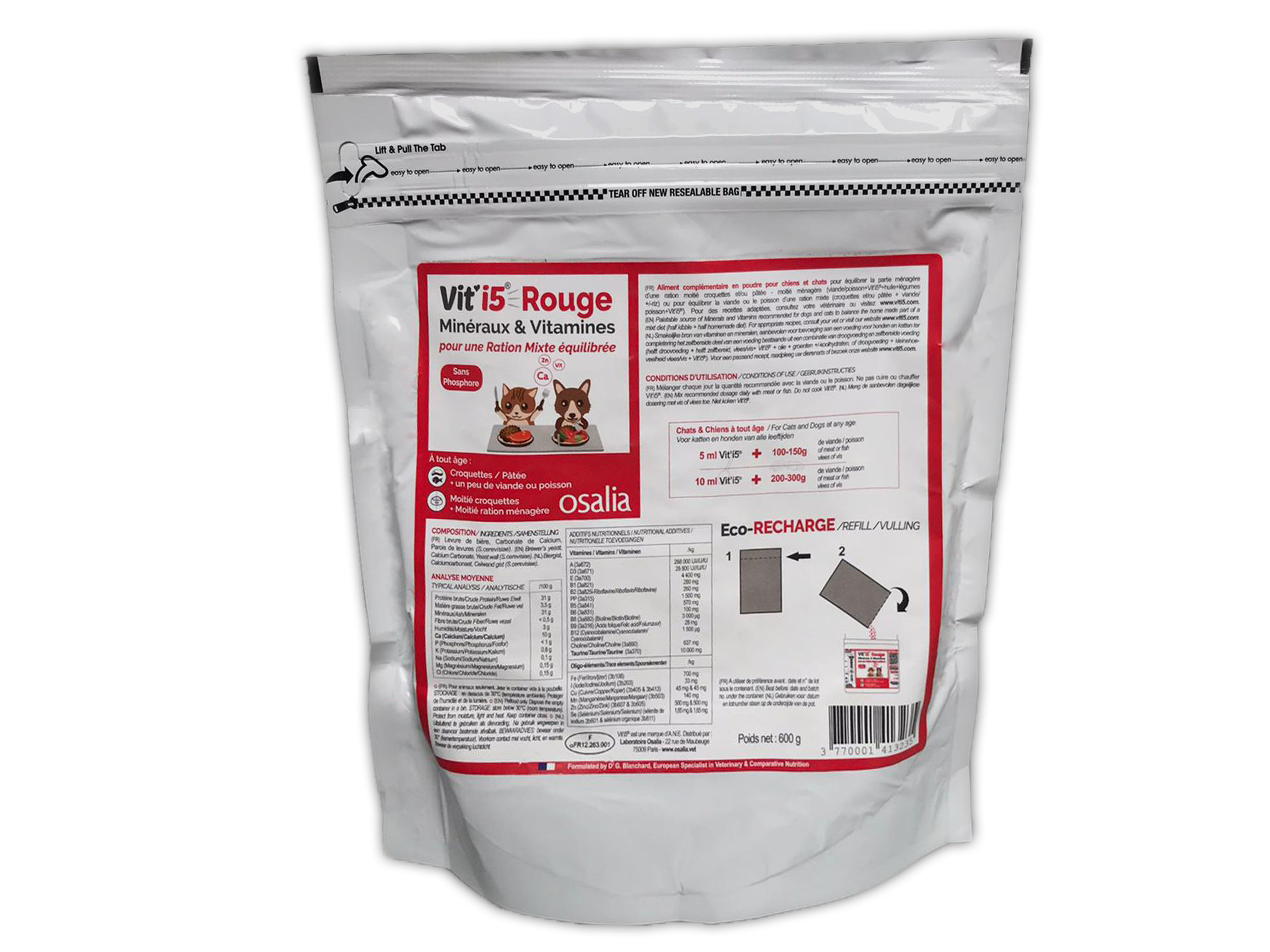 VIT'I5 ROUGE POUDRE            POT 600 G