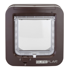 CHATIERE SUREFLAP  CT MARRON