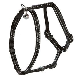 HARNAIS+LAISSE CT SAFE NOIR 10MMX25/38CM