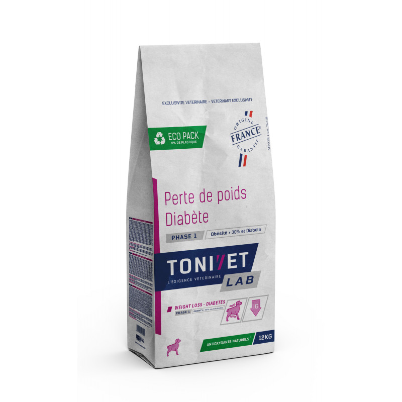 TONIVET LAB PERTE POIDS PH1-DIAB  12 KG