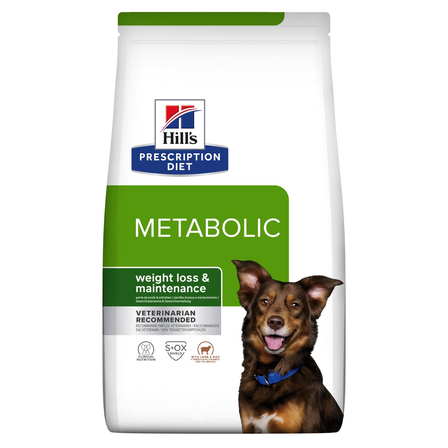 CANINE METABOLIC AGNEAU&RIZ    SAC 12 KG