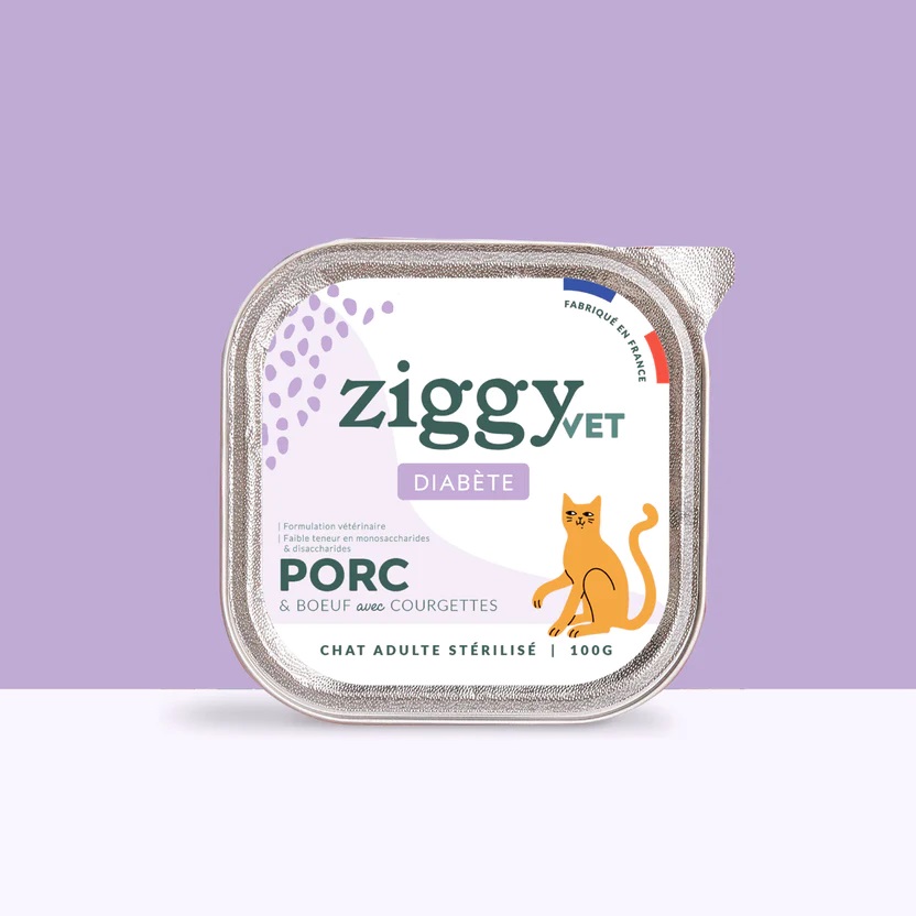 ZIGGY PATEE CT ADULTE DIABETE  4 X 100 G
